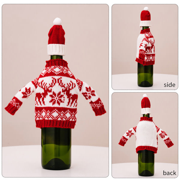 1 st 2024 julvinflaska set Snowman Deer Bottle Co B one size B one size