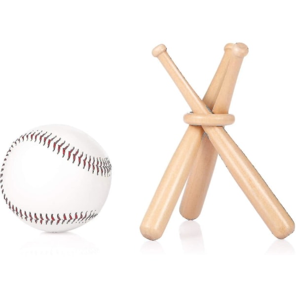 Baseballholder for ballutstilling, trebasballbat