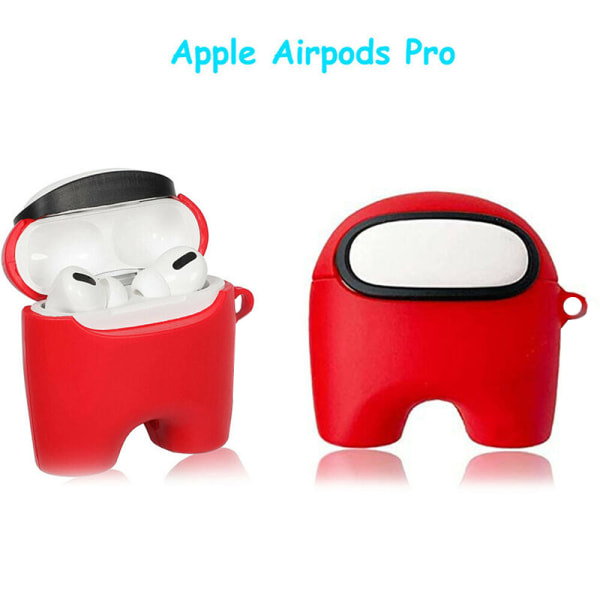 Among Us AirPods Hodetelefoner Trådløs Etui Deksel _ tilbehør _ Blå Lilla airpods1.2 Purple airpods1.2