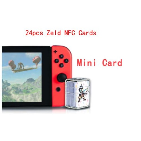 Sæt med 24 Mini amiibo Kortspil Zelda Breath of the Wild Ze