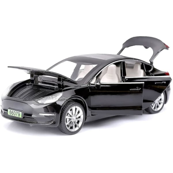 Malli 3 Valettu Metalli Autolelu Lapselle Musta