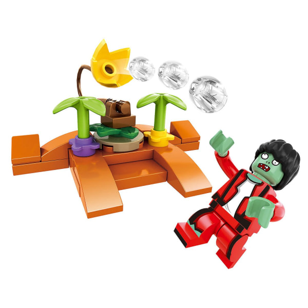 Planter vs. Puppet Zombies 8-i-1 Byggeleksagsmodel