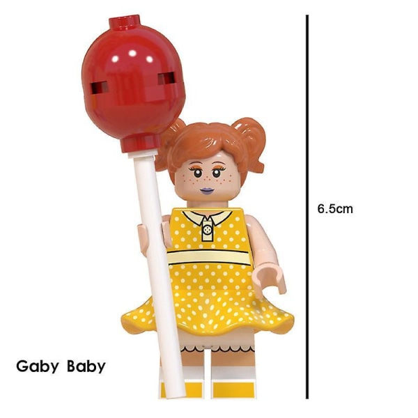 14 Toy Story -rakennuspalikkaa Minifiguuri Vihreä Sotilas Zach Punainen Sydän Hevonen Mansikka Karhu Koottu Nuken Leikki