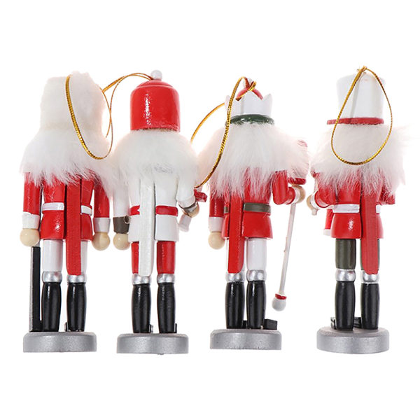 1. Juldocka 12CM Nötknäppare Puppet Soldier Xmas Tree Pen 1st/Slumpmässig färg