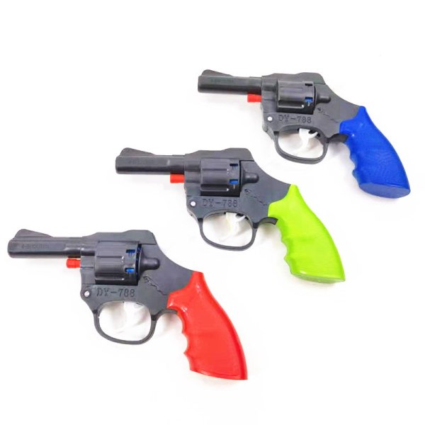 Plastleksaksrevolver M1911 C96 Monteringsmodell Pistol Hand DIY slumpmässig färg random color