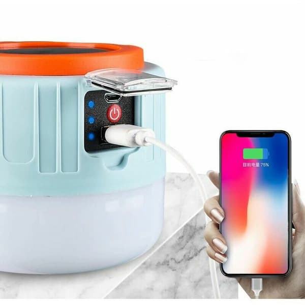 Utomhus LED Solcellsladdningsbara Glödlampor Energisparlampor Ca