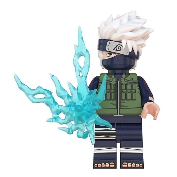 8 stk/ sæt Naruto Mursten Legetøj Tegneserie Actionfigurer