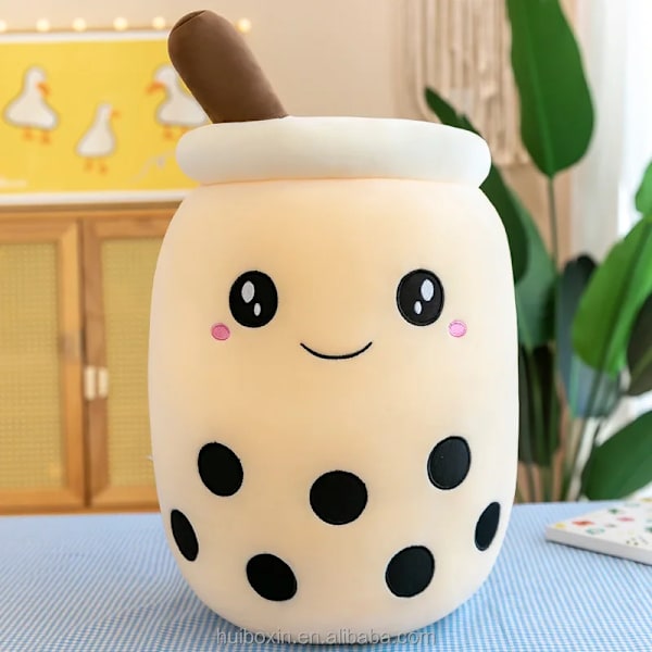 Kawaii Anime Plysjdukke - 30cm, Supermyk Utstoppet Pute, Bubba Melk Te Design 4 70cm