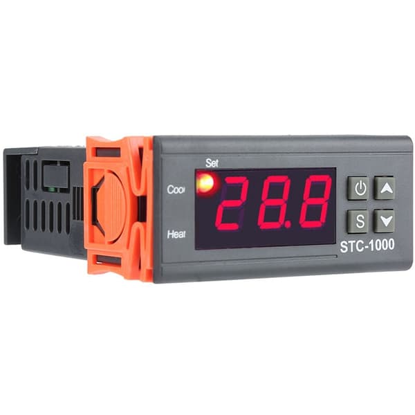 Digital temperaturkontroller temperatursensor elektrisk termostatkontroll 110-220V