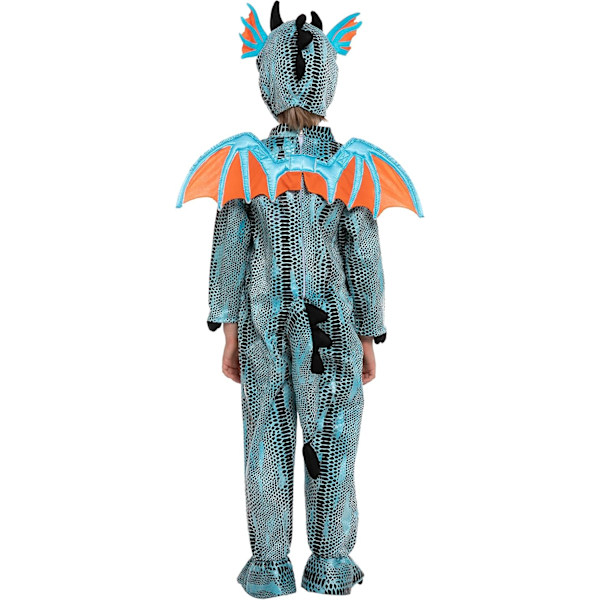 Deluxe zombie kostume til børn med blodig økse Blue Toddler (3-4yrs)