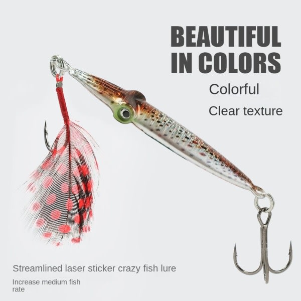 Fiskedrag Hard Squid Bait B B