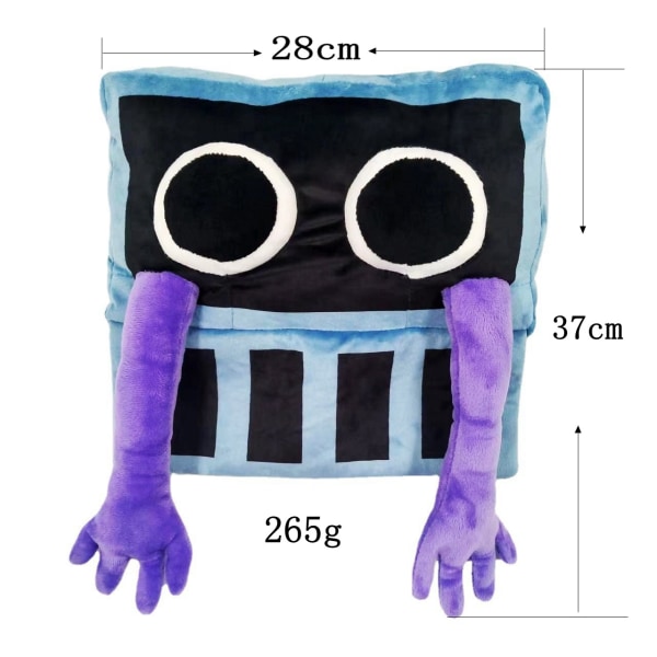 Roblox Rainbow Friends Rainbow Pals plyslegetøj dukke Blue Ant Head 25cm-53cm