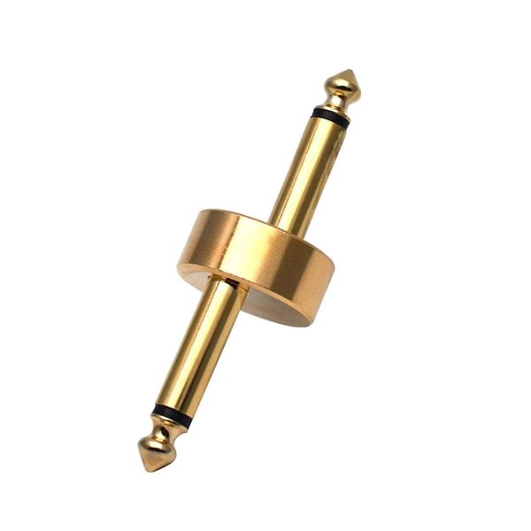 4 stk Gitarreffekt Pedal Jack Connector Plug Metall Loddeforbindelse Koblinger Vevbygel Patch
