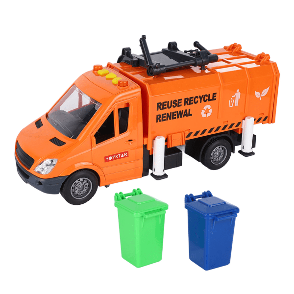 Sanitation Garbage Truck Model Sanitation Vehicle Diecast Model Car Toys for Kids