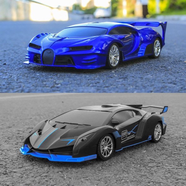 1:18 4-kanavainen RC-auto LED-valoilla 2.4G Radio Kaukosäädin Autot Type C