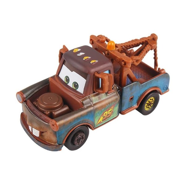 Cars 2 Mater Toy Car Diecast Filmkaraktär Fordon Modell Leksaker Roliga presenter till barn Pojkar Flickor