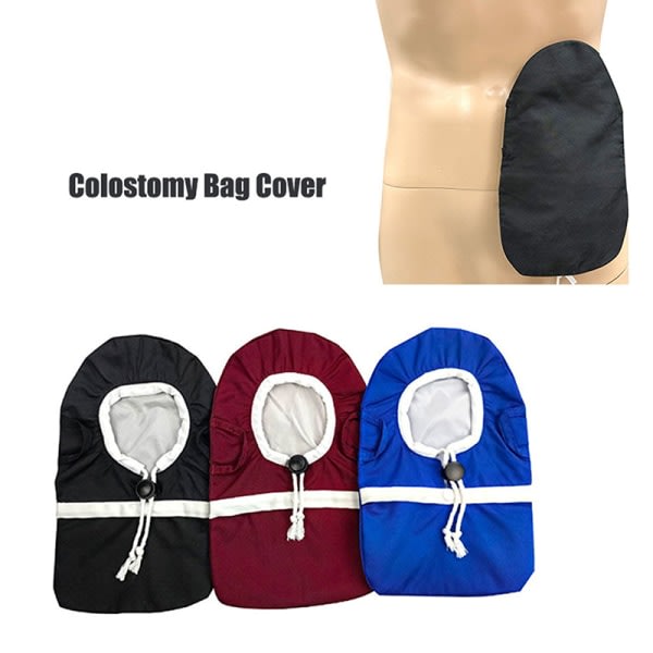 Colostomi Bag Cover Waterproof Liner Prevent Dirty Universal Os Red