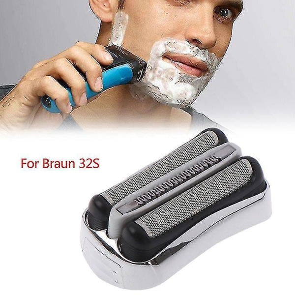 Braun Series 3 32s folie- og skærhoved, kompatibel med Braun 32s Series 301s 310s 320s