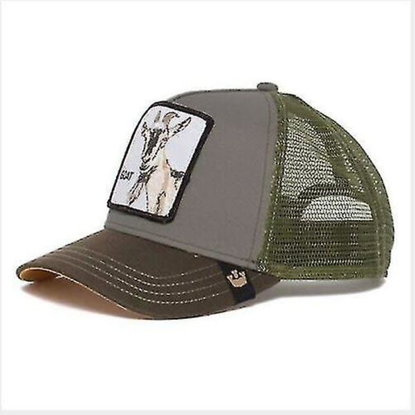 Animal Trucker Mesh Hat Goorin Bros Snapback Cap Herr Grå Get zdq