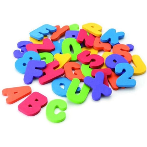 36 st ABC 123 Skum Set Bokstäver Siffror