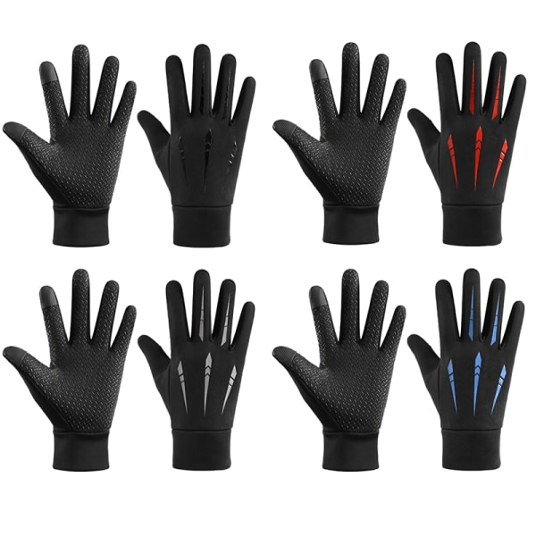 Vinter Touch Handsker Vandtætte Motorcykel Cykel Handsker Sort ONESIZE Black ONESIZE