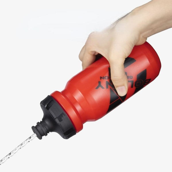 650 ml Pyöräilyvesipullo Pyöräkeitin Ulkoilma Urheilu Matkailu Vapaa-aika Kannettava Turvallinen Vuori Tie Vesikupillinen Musta 1 Kpl