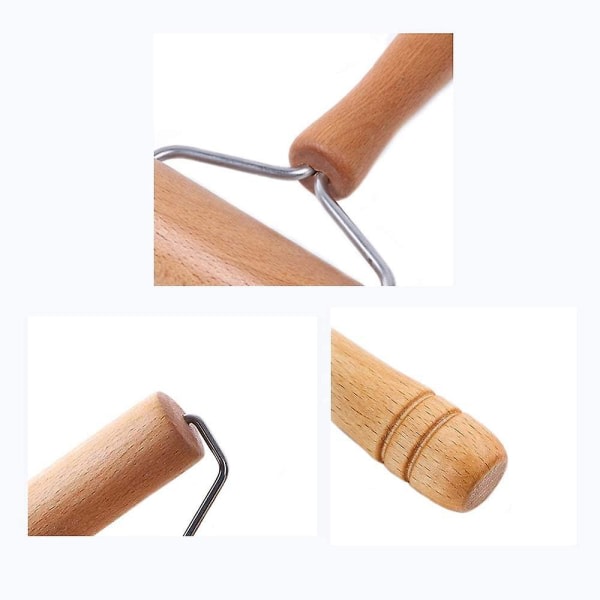 Kavel Beechwood Kavel för Pizza, Kakor, Pasta, Bakverk Professionellt tillbehör, 19 * 9,5 cm