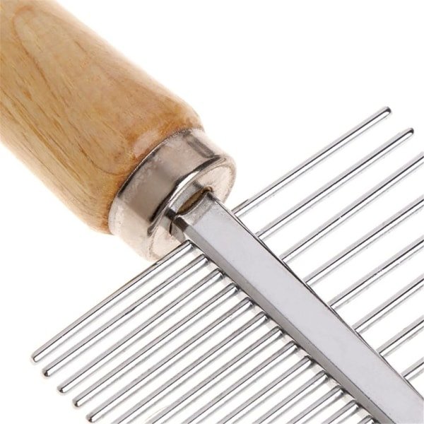 SEW Pet Comb Grooming Dobbelt kam i rustfrit stål