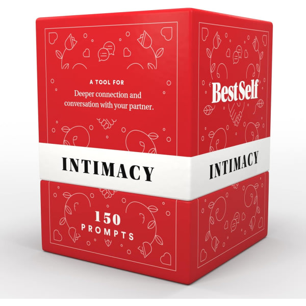 BestSelf Intimacy Deck: 150 suhdetta, keskustelun aloitus, meningsfullt parspeli. Perfekt för kortspel för par