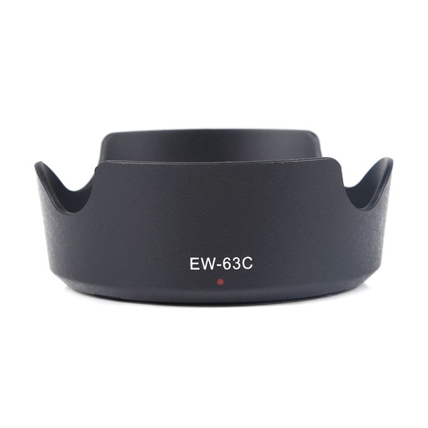 EW-63C modlysblænde til EF-S 18-55 mm f/3,5-5,6 IS til STM-objektivmodlysblænde Forhindrer ikke-billeddannende lys i at komme ind