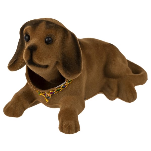 2-pack - Nickande Hunden / Nodding Dog - Bilprydnad multicolor