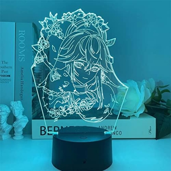 Genshin Impact Yae Miko Nattlampa 3D Guuji Yae Barn Sovrum