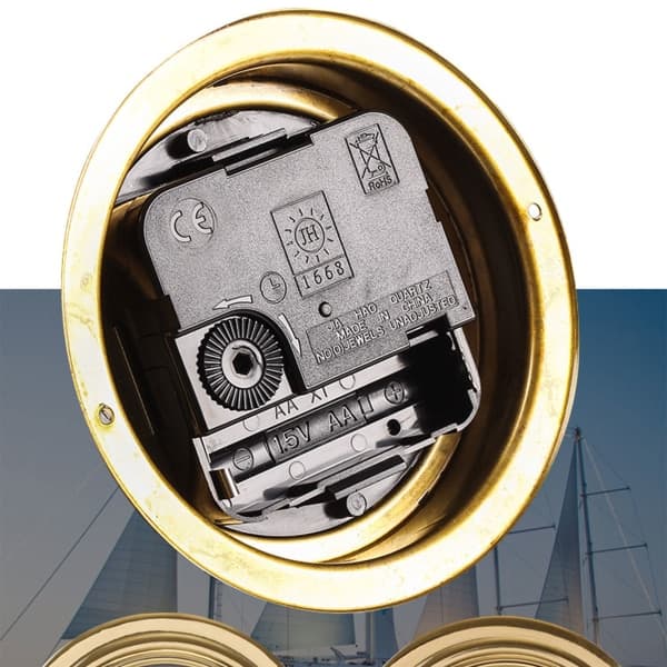 Temperatur- og Luftfugtighedsmåler Barometer Termometer Hygrometer Ur til Tide Clo null - 2