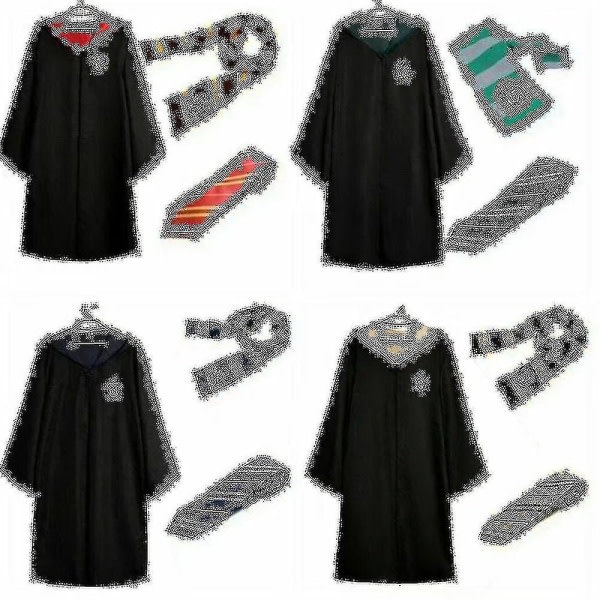 Harry Potter Kostyme Gryffindor Ravenclaw Robe Kappa Voksen Barn Kjole-R Blå L