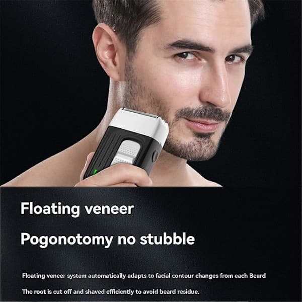 Electric Shaver for Men with Three-Blade Razor