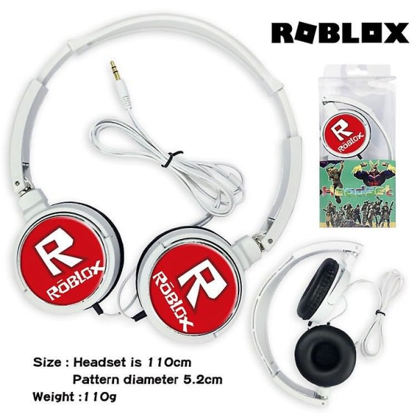 Roblox-pelit Langalliset kuulokkeet Dynablocks Musiikki Stereo Kuulokkeet Tietokone Matkapuhelin Kuulokemikrofoni Lasten lelut Lahja [DB] Laatikolla2 With box2