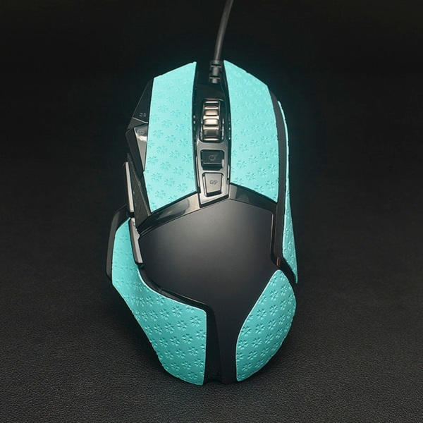 Lizard Mouse Skin Anti-slip Tape Mouse Skates Side Stickers for Logitech G502 Hero Mouse Moisture-wicking Pre Cut null - 7