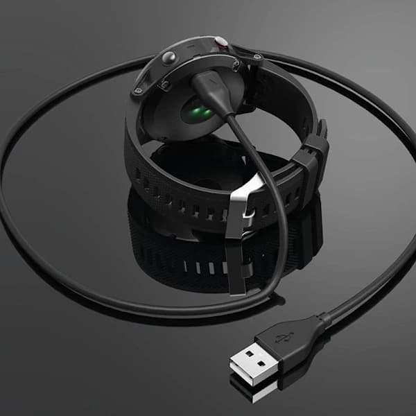 Charger compatible with Garmin Watch - Universal Fast Charger Black 2-Pack Black 2-Pack