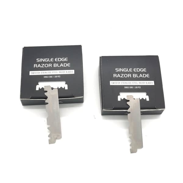100 stk Barberblad for Single Edge Razor for Profesjonell Barbering