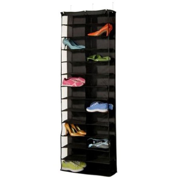 Sko Stativ Oppbevaring Organizer Holder Foldbar Henge Dør Garderobe 26 Lommer