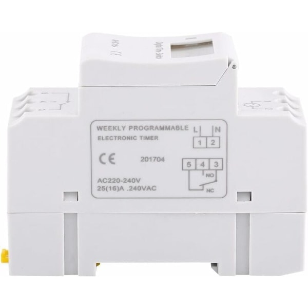 LCD Ajastin Viikoittainen Sähköinen Aikaohjelmoija Digitaalinen Ajastinkytkin 15A (220V)..