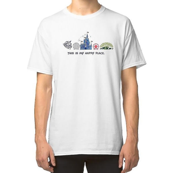 Dette er mit lykkelige sted. Trøje Disney World Disneyworlddisney Land 2XL