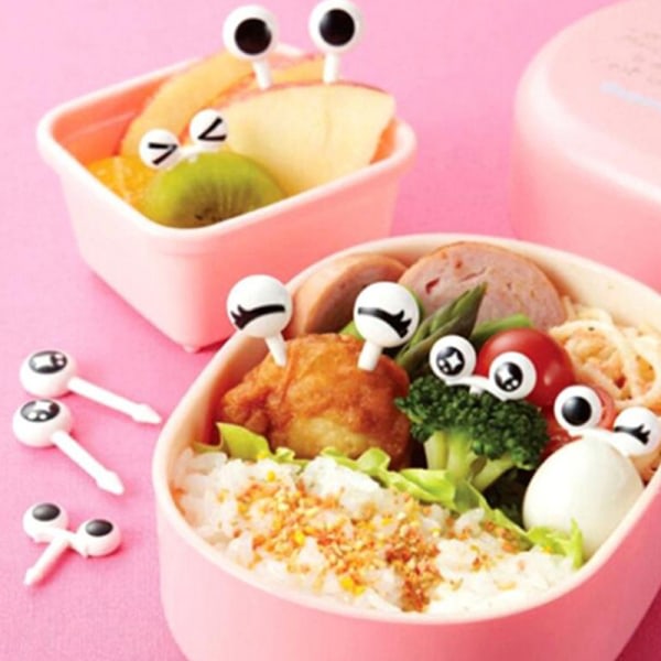 Mini Eyes Barn Fruktgaffel Barn Farm Tecknad Gaffel Bento Snac onesize onesize