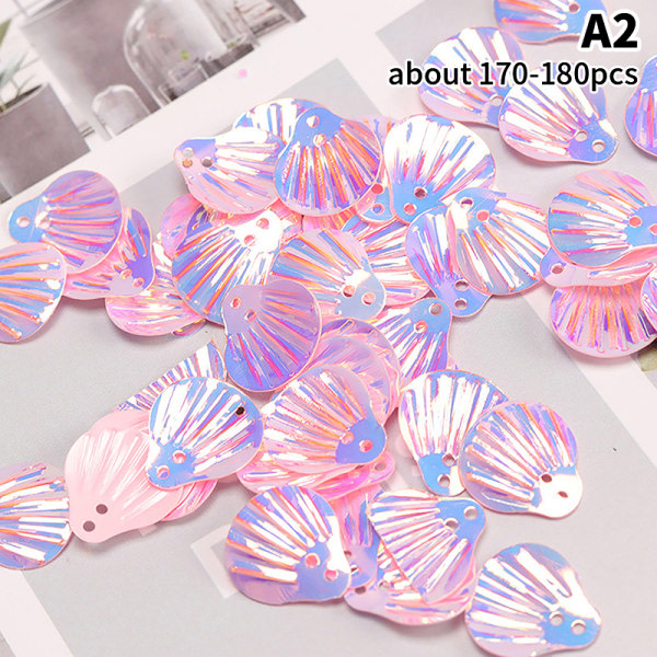 1 pose Shell Fish Scale Paljetter Øjen Ansigt Stickers Makeup Rhinest A2 onesize A2 onesize