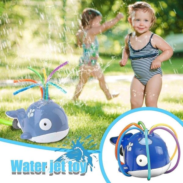 Splash Whales Yard Vedenruiskutin Nurmikon Kastelulaite Lapsille Kesä Puutarha Ulkona