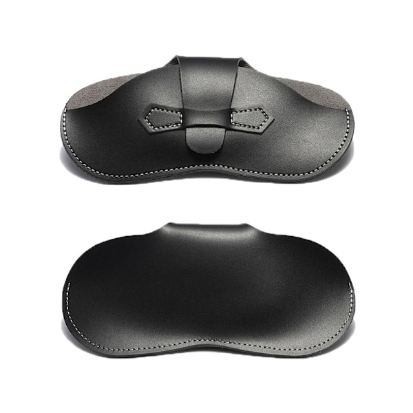 PU Læder Etui Solbrille Opbevaringspose Cover apricot