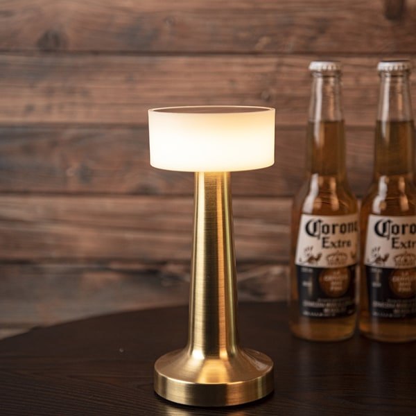 USB-opladning touch bordlampe retro bar