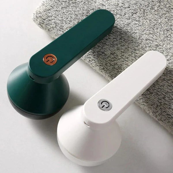 Elektrisk Lopperenser / Lint Remover Oppladbar Hvit