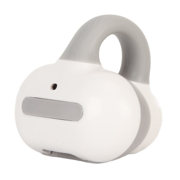 Clip On trådlösa hörlurar Bluetooth 5.3 Stereo Single Ear Open Ear Clip On Headphone för Business Grå