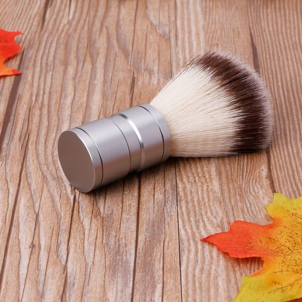 Syntetisk grævlingehår Silvertip barberkost med komfortgreb Barber Tool